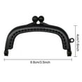 thumbnail image 2 of 10Pc Wallet Coin Bag Kiss Clasp Lock DIY Craft Arch Metal Purse Frame Making, 2 of 9