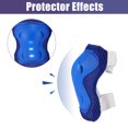 thumbnail image 4 of Motoforti 6pcs Blue Wrist Support Guard Elbow Knee Pads for Cycling Riding Protective Gear, 4 of 7