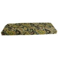 thumbnail image 5 of Blazing Needles 51-inch by 19-inch Patterned Outdoor Spun Polyester Loveseat Cushion, 5 of 5