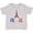 AC-Heather Grey, variant on Inktastic France Eiffel Tower Flag in Text Boys or Girls Baby T-Shirt