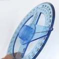 thumbnail image 4 of 2 Pcs Clear Protractor Ruler Math Protractor Circle Protractor for Drawing, 4 of 8