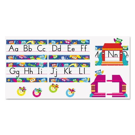 TREND Owl-Stars! "Alphabet Line" Bulletin Board Set, 12 3/4 x 8 1/2, 29 Pieces -TEPT8364