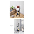 thumbnail image 4 of Estante De Almacenamiento De Pelotas Deportivas, Soporte De Almacenamiento De Baloncesto, Organizador Para El Hogar, Soporte De Exhibición Vertical De Hierro Para Voleibol, Fútbol, ​​Baloncesto Kearding HA038567-00, 4 of 6