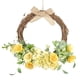thumbnail image 2 of Guirnalda de flores para puerta delantera Fernando colgante telón de Fondo decorativo interior amarillo, 2 of 6