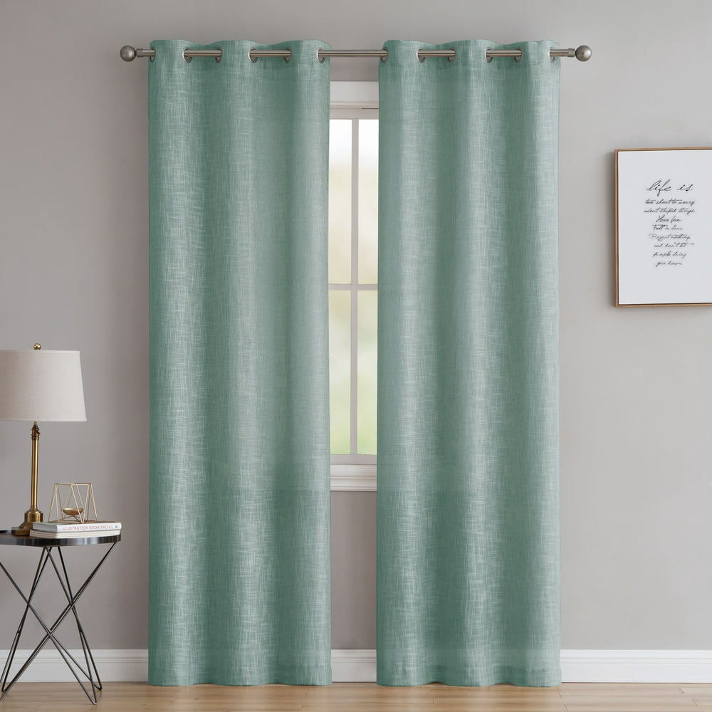 Better Homes & Gardens Heathered Window Curtain Panel, Set of Two