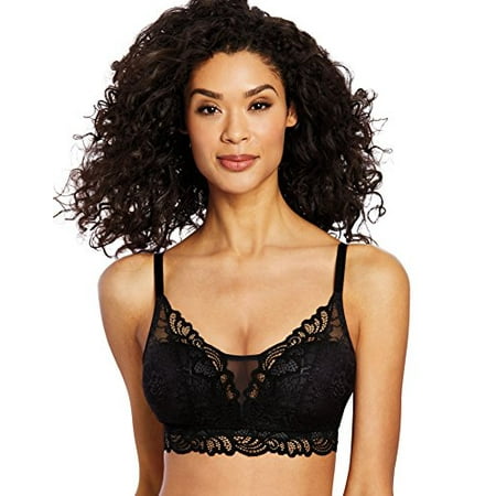 Womens Pennies - Bali Womens Lace Desire Wirefree Bra, L, Peony Pink Parade