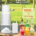 thumbnail image 3 of Snow Cone Shaved Ice Machine, Portable Cordless Ice Shaver Slushie Machine with USB Charger and Reusable Ice Mold Cups, Crushed Ice Shaver for Home, Outdoor, Party, 3 of 4