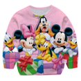 thumbnail image 1 of Bebé niños niñas Mickey Mouse sudaderas con capucha moda Minnie sudaderas niños niños manga larga dibujos animados niños Anime estampado 3D ropa 4T Gao Jinjia LED, 1 of 2