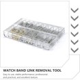 thumbnail image 4 of AVEKI 1 Set Réparation Ressort Pièces Re Batterie Accessoire Sangle Professionnel Lien Remplacement Bande Mouvement Décoratif Kit Broche Montre Barre Partie Outil Outil Réparation 0601M, 4 of 8