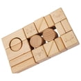 thumbnail image 1 of Milaget 20Pcs Wooden Building Blocks Set Motor Skills Puzzle Toys Educational Toys Shape, 1 of 9