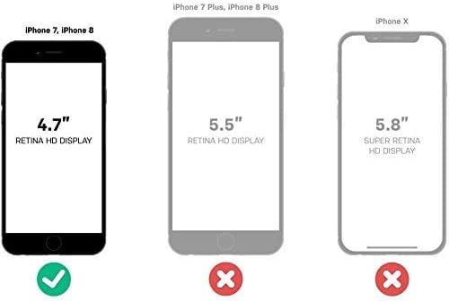 OtterBox Symmetry Series Case for iPhone SE 2020, iPhone 8, iPhone 7 NOT Plus Non-Retail Packaging - Saltwater Taffy
