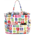 thumbnail image 3 of Oversized Oxford Cloth Beach Tote with Waterproof & Sand-Resistant Fabric - Foldable Travel Storage Bag Featuring Zip Closure, Rope Handles, Side Bottle Pockets & Inner Zip Pocket for Outdoor Sports,, 3 of 6
