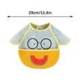 thumbnail image 2 of Fiudx Babero Antimanchas Sprout Baby, Diseño de Manga Larga con Recogedor de Comida, Tejido de Poliéster Fácil de Limpiar, Ideal para Comer y Actividades Al Aire Libre, Lavable a Máquina, Talla Única, 2 of 4
