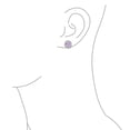 thumbnail image 3 of Bling Jewelry Womens Traditional Bridal CZ Halo Oval Stud Clip-On Earrings for Non-Pierced Ears, 3 of 6