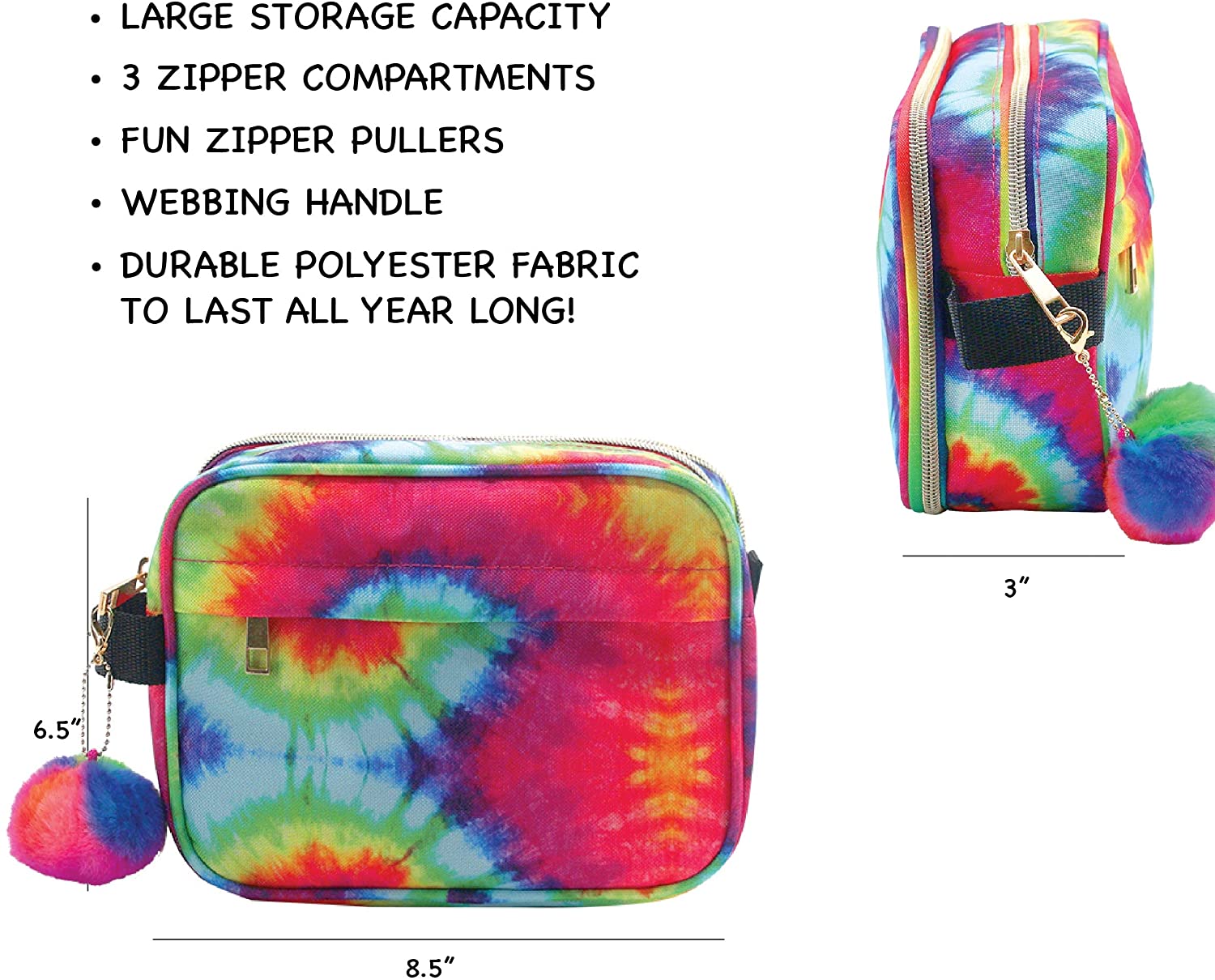 Buy OMG ORGANIZE MY GEAR 3 ZIP MultiPurpose Pencil Pen School