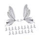 thumbnail image 2 of 40 piezas de papel de regalo con diseño de flores de mariposa, papel de regalo, papel de regalo floral para plata, 2 of 9