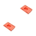 thumbnail image 3 of Billuyoard Debajo del cajón del escritorio Caja de almacenamiento de plástico autoadhesiva de hotel Lápices inferiores Contenedor Bandeja Naranja 2Conjunto, 3 of 6