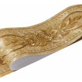 thumbnail image 2 of Self-Adhesive Floral Wall Border for Home Decor - Ideal for Kitchen or Bathroom - 10.6cm x 5m, Gold, 2 of 5