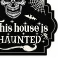 thumbnail image 2 of Pumpkin Vampire Door Sign Hanging Halloween Hanging Door Sign for Holiday Parties Gate Decor, 2 of 4