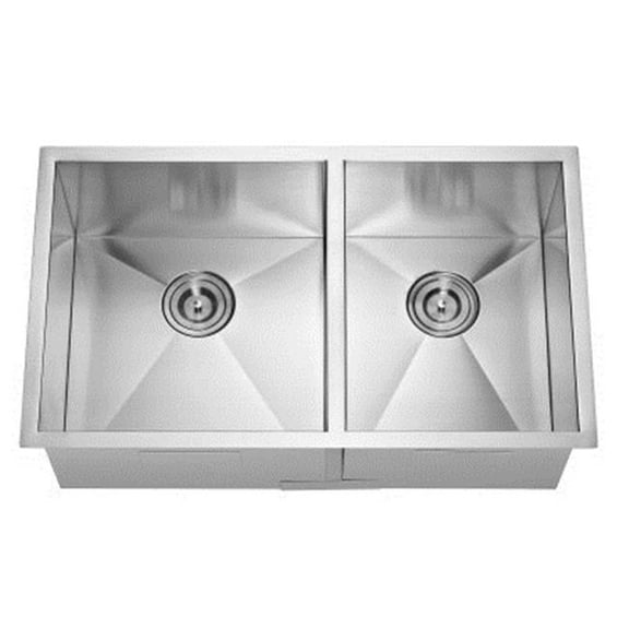 Zero Radius Undermount Single Bowl Kitchen Sink, 32 x 19 x 10 in.
