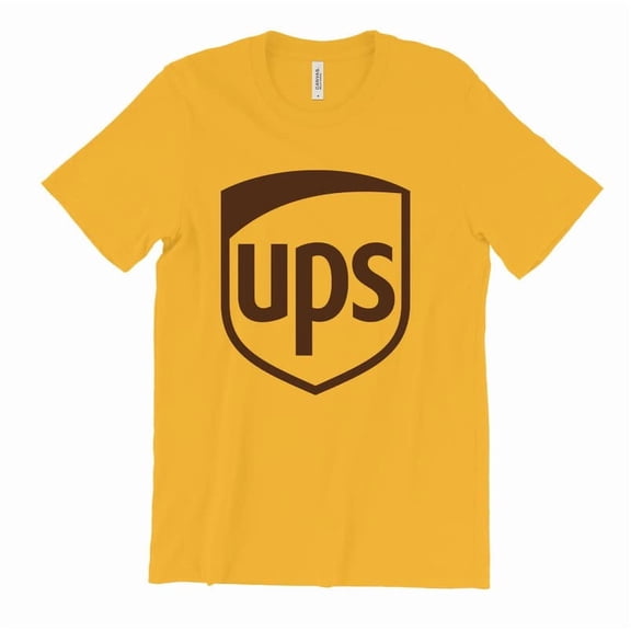 UPS Shirt Casual Short Sleeve (Yellow-2X Large)