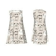 thumbnail image 7 of Honeii Puppy Print Women's Sleeveless Dress, Loose Fit Casual Dress for Women, Summer Fashion Dress, 7 of 7