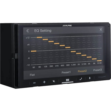 Alpine - 7"  Android Auto and Apple CarPlay Bluetooth Digital Media Receiver - Black