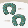 thumbnail image 3 of KLL Jungle Animals Pattern Memory Foam Cervical Neck Pillow Versatile U-Shaped Pillows for Home/Office/Camping/Travelling/Soft Washable Cover, 3 of 8