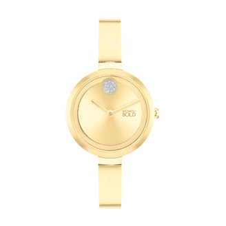 MOVADO Swiss Amorosa Gold-Tone Stainless Steel Bangle Bracelet Movado Amarosa Women main image 4