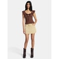 thumbnail image 2 of Madden NYC Women's Ruffle Top, Sizes XXS-XXL, 2 of 5