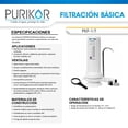 thumbnail image 2 of Sistema de Filtración Básica Punto de Uso Purikor PKF-1/T, 2 of 4