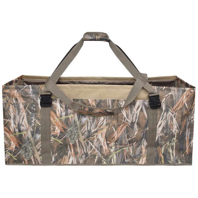 Bolsa De Señuelo De Pato Con 12 Ranuras, Correa De Hombro Ajustable, Diseño De Drenaje De Suciedad, Bolsa Táctica Portátil Para Señuelos De Pato Vogacara TO005115-00