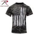 thumbnail image 1 of Rothco Camo US Flag T-Shirt - Black Camo, 1 of 2