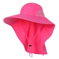 thumbnail image 1 of Chapeau de Soleil à Grand Bord pour Femmes avec Rabat de Cou pour Voyage Camping Randonnée Bateau Pêche, 1 of 7