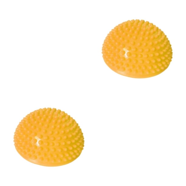 Vaina de deportes de PVC Toystoory para bolas semicirculares flexibles y cómodas de yoga amarillo 2Conjunto