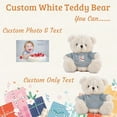 thumbnail image 2 of Personalized Teddy Bear as Customized Gifts for Women/ Men with Text as Gifts for Christmas Valentines Day (8 IN-Text), 2 of 6