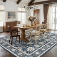 thumbnail image 3 of CHITOOMA 9'x12' Area Rugs for Living Room, Boho Machine Washable Stain Resistant Non-Shed Carpet, Floral Area Rug with Non-Slip Backing for Bedroom, Dining Room, Dorm, Office, 3 of 10