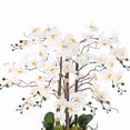 thumbnail image 7 of Vanity Art 35.43" H Gold-plated Phalaenopsis Orchid Floral Arrangement in Pot, 7 of 7