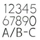 thumbnail image 2 of Black house number and letter 5 inch 12.5 cm high (9), 2 of 5
