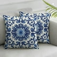thumbnail image 3 of nygtbtfer Set of 2, Ethnic Carpet Pattern Design Decorative Throw Pillows for Sofa White, 3 of 7