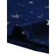 thumbnail image 5 of Disfraz de navidad Allegra K Minivestido Corto de malla Transparente manga larga cuello Cuadrado Azul oscuro M, 5 of 5