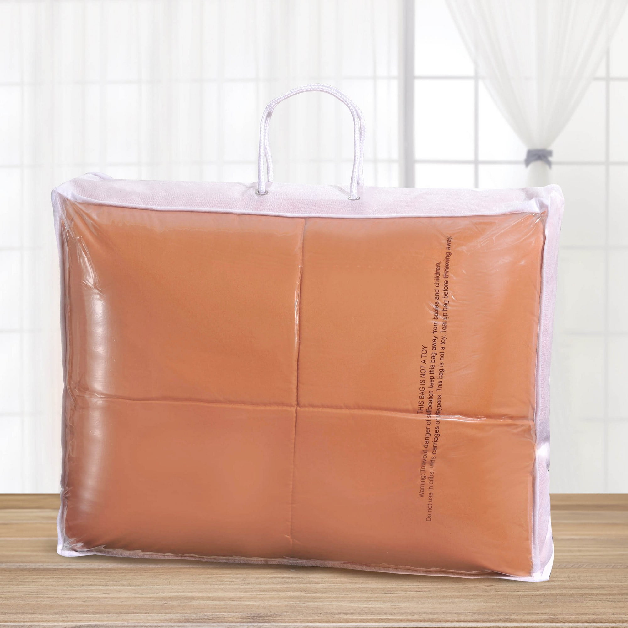 Superior Classic Reversible Comforter, Twin, Dusty Orange