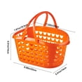 thumbnail image 3 of XWSHYW Almacenamiento y Organización Del Baño. Cesta de Plástico para Frutas Cesta de Mano Cesta de Frutas Yangmei Cesta de Plástico para Verduras Cesta de Mano, 3 of 6