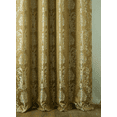 thumbnail image 3 of Gloria Floral/Damask Textured Jacquard 54 x 84 in. Single Rod Pocket Curtain Panel w/Attached 18 in. Valance, 3 of 28