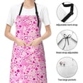 thumbnail image 4 of Kdxio Breast Cancer Awareness2 Apron with Pockets Adjustable Kitchen Aprons for Men Women Waterproof Aprons for Cooking,Drawing,Crafting, Baking Household Cleaning, 4 of 8