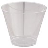 WNA Comet Smooth Wall Tumblers, Squat, 9 oz, Plastic, Clear, 25/Pack, 20 Packs/Carton