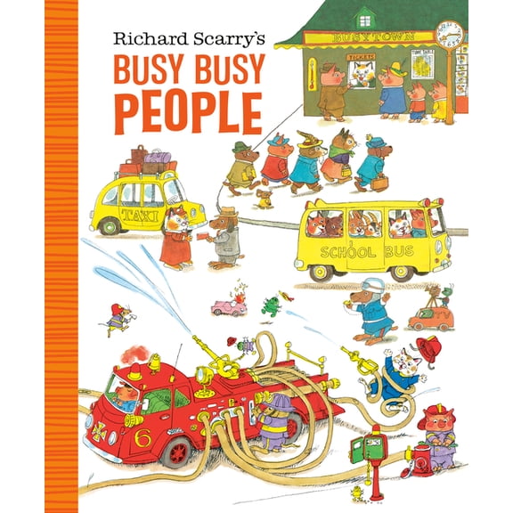Richard Scarry's Busy Busy People by Golden Books Board Book, Children's Books English
