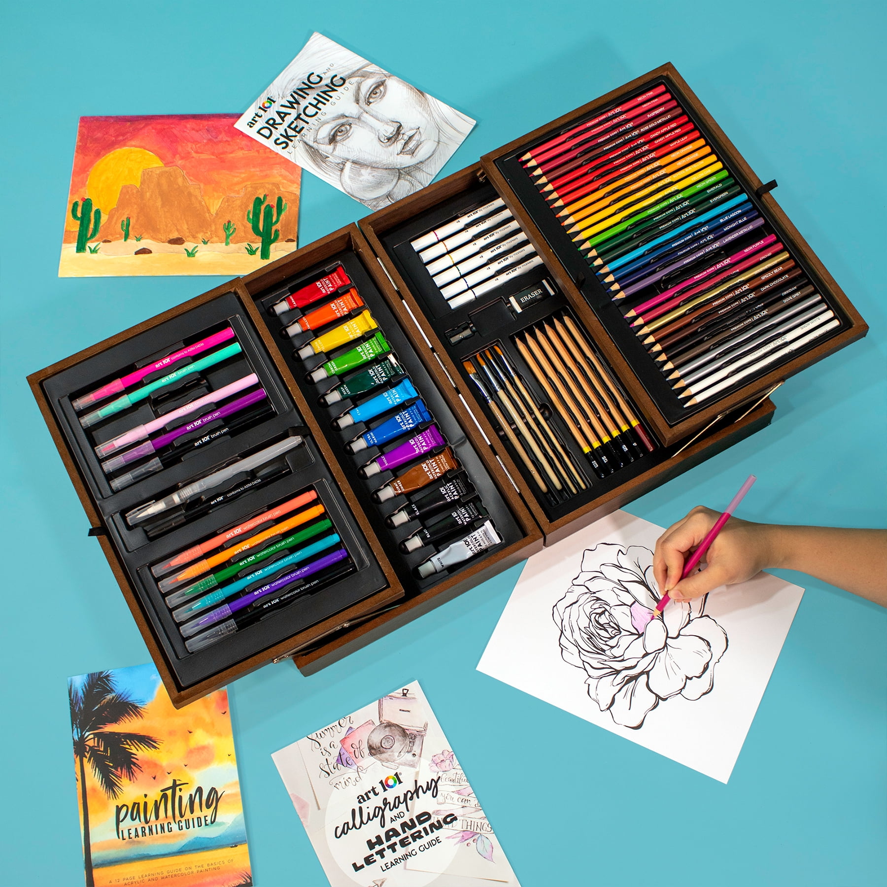 Art 101 Platinum Deluxe Multimedia Artist Set (151 Piece