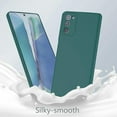 thumbnail image 6 of Galaxy S20 FE Case, (2 Pack) Explosion-Proof flim with Liquid Silicone Gel Rubber Soft Microfiber Cloth Lining Cushion Shockproof Cover Case for Galaxy S20 FE(5G) 6.5 inch Green, 6 of 13