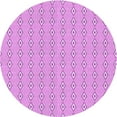 thumbnail image 1 of Ahgly Company Machine Washable Indoor Round Transitional Pastel Purple Pink Area Rugs, 4' Round, 1 of 7